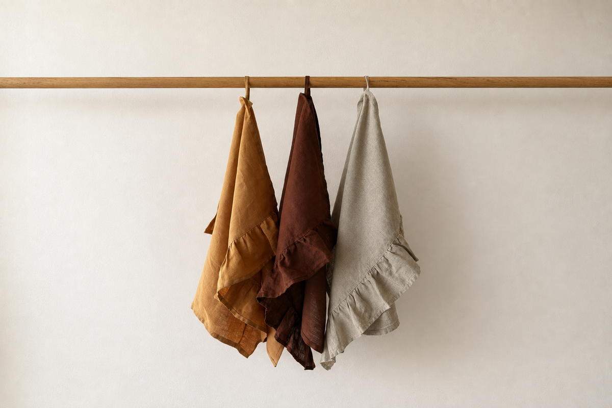 The Lisiére Tea Towel - Premium French Linen
