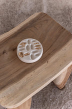 Jesmonite Ring Holder - White