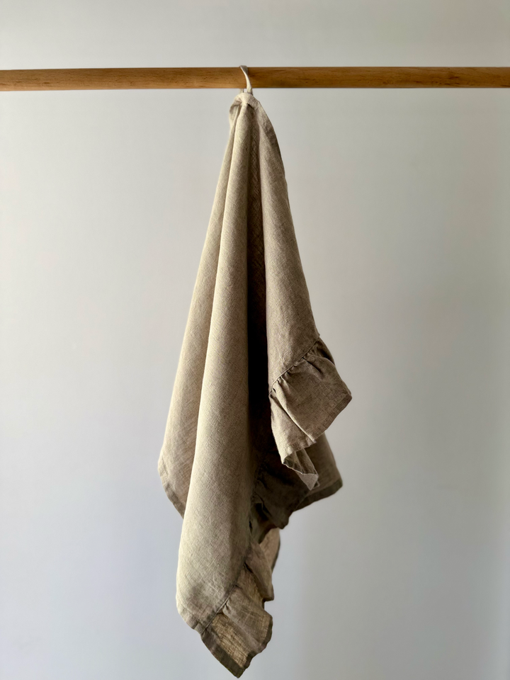 Lisiére Tea Towel - Natural - Premium French Linen